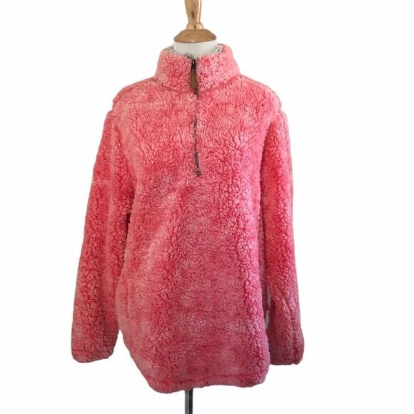 Pink Simply Southern Sherpa quarter zip pullover - Picture 1 of 7